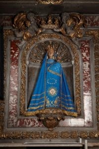 Sainte Vierge de Verdelais - manteau bleu